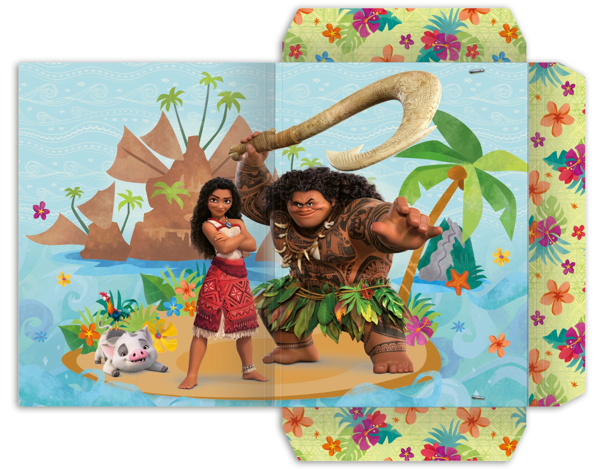 rnk-zeichenmappe-disney-vaiana-din-a3-gummizug image 2