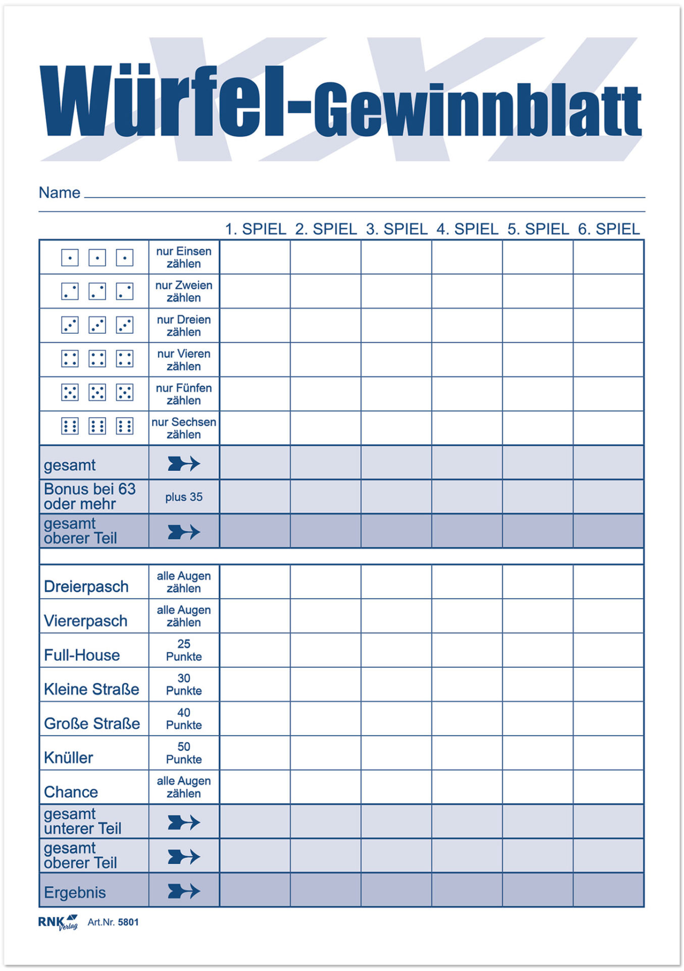 rnk-xxl-w-rfelspiel-gewinnblatt-din-a5-f-r-1020-spiele image 2