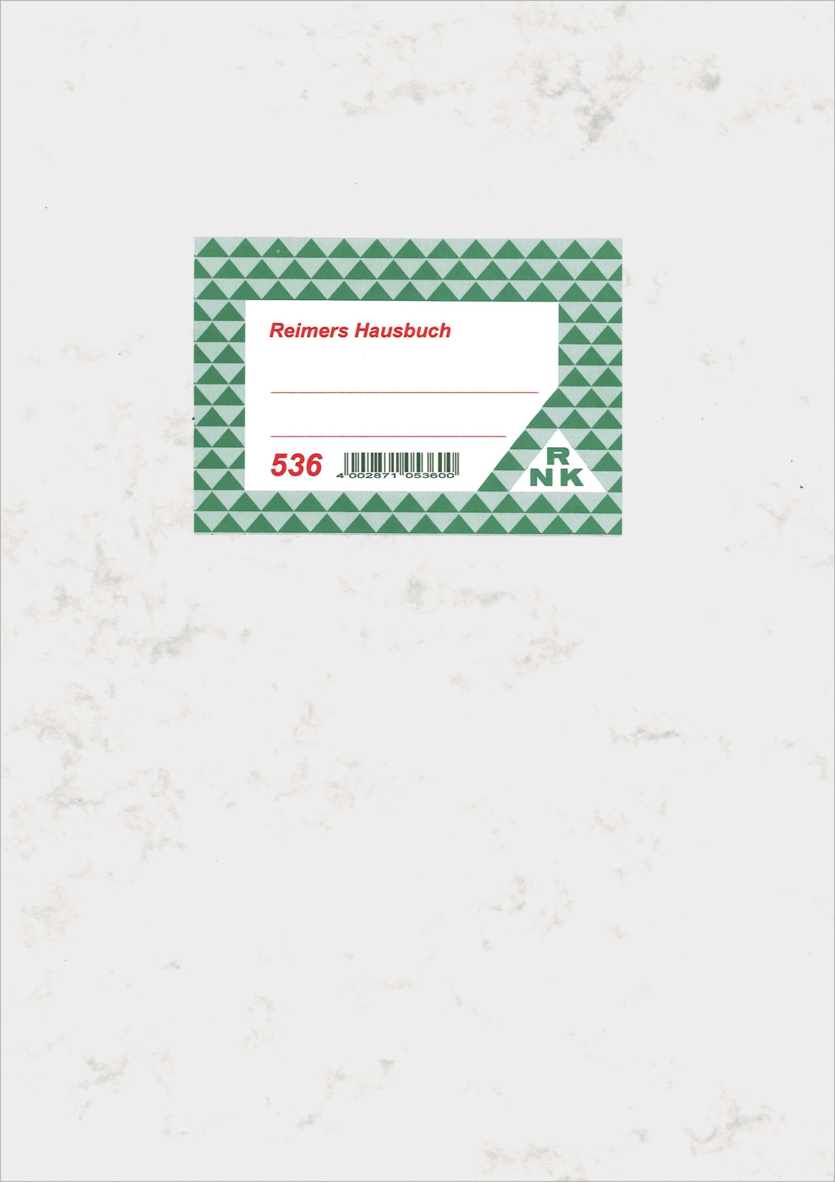 reimers-hausbuch-12-seiten-f-r-3-monate-pro-seite-rnk image 1