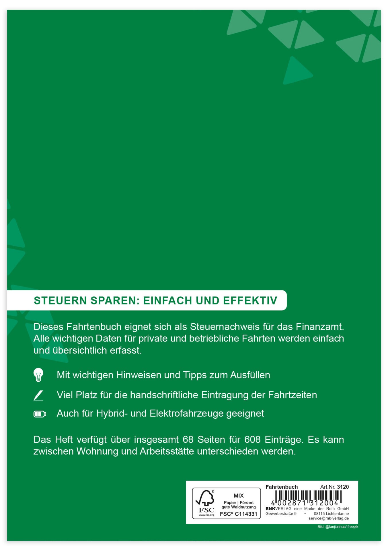 rnk-fahrtenbuch-pkw-din-a5-2er-set-mit-parkscheibe image 3