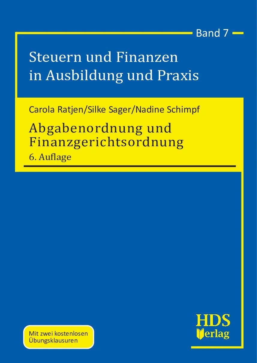 hds-steuern-finanzen-abgabenordnung-finanzgerichtsordnung-lehrbuch-band-7 image 1