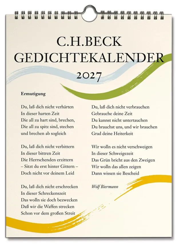 c-h-beck-paperback-gedichtekalender-kleiner-bruder-2027-lyrik image 1