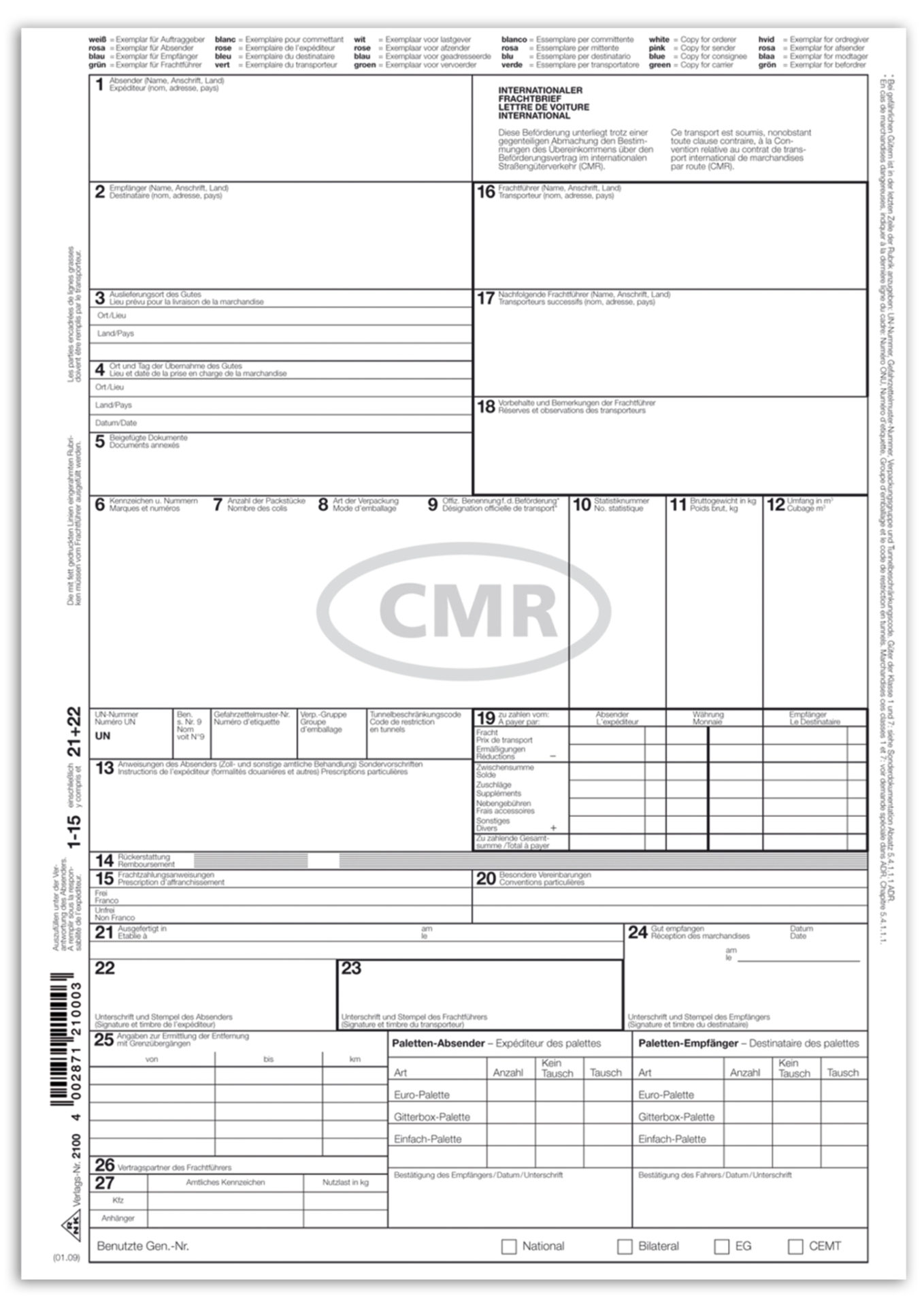 rnk-cmr-internationale-frachtbriefe-selbstdurchschreibend-50-st-ck image 1