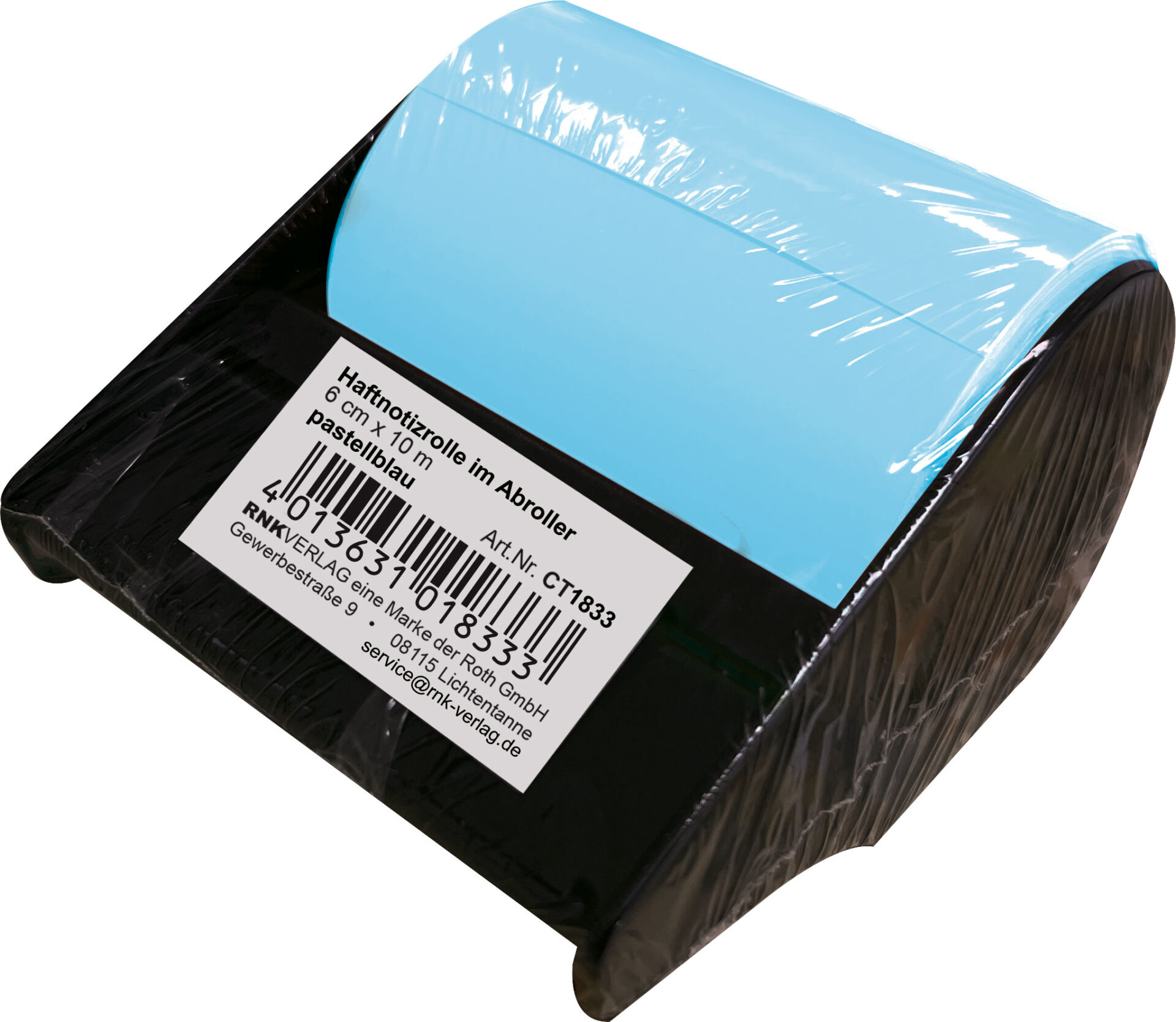 rnk-haftnotizrolle-abroller-nachf-llbar-60mm-pastellblau-1-st-ck image 5