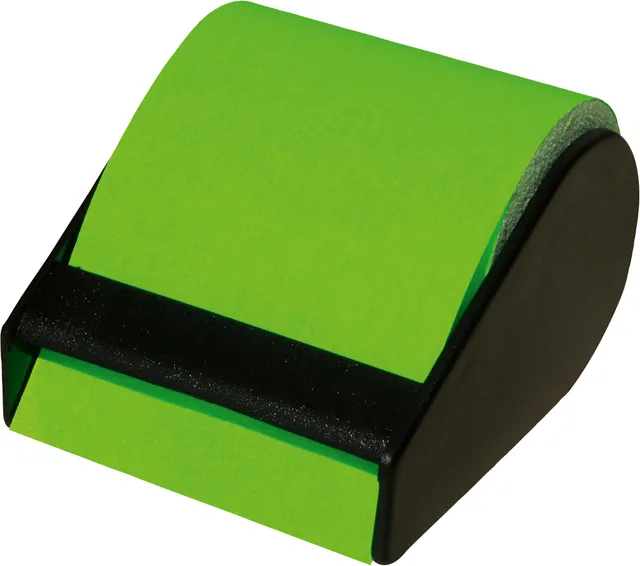 rnk-haftnotizrolle-im-abroller-60-mm-neongr-n-nachf-llbar image 1