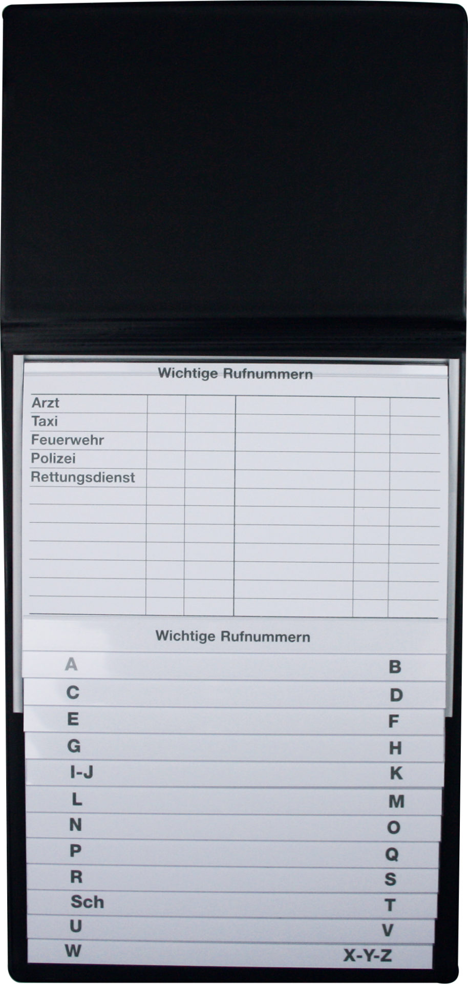 rnk-b-ro-beruf-telefon-klappregister-schwarz-gepolstert-kunstleder image 2