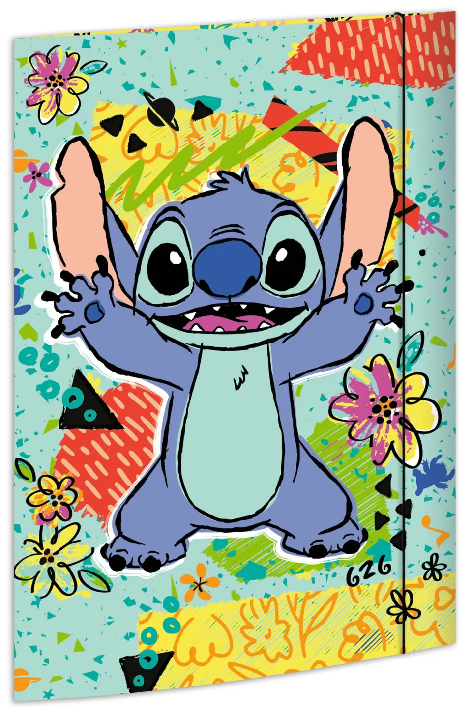 rnk-zeichenmappe-disney-stitch-din-a3-karton-gummizug image 1