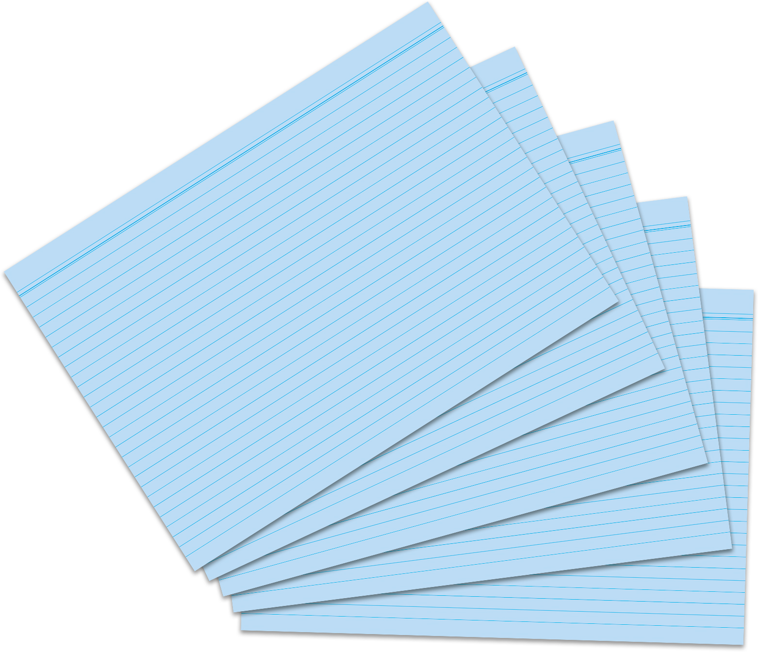 rnk-karteikarten-din-a7-blau-liniert-100-st-ck image 3
