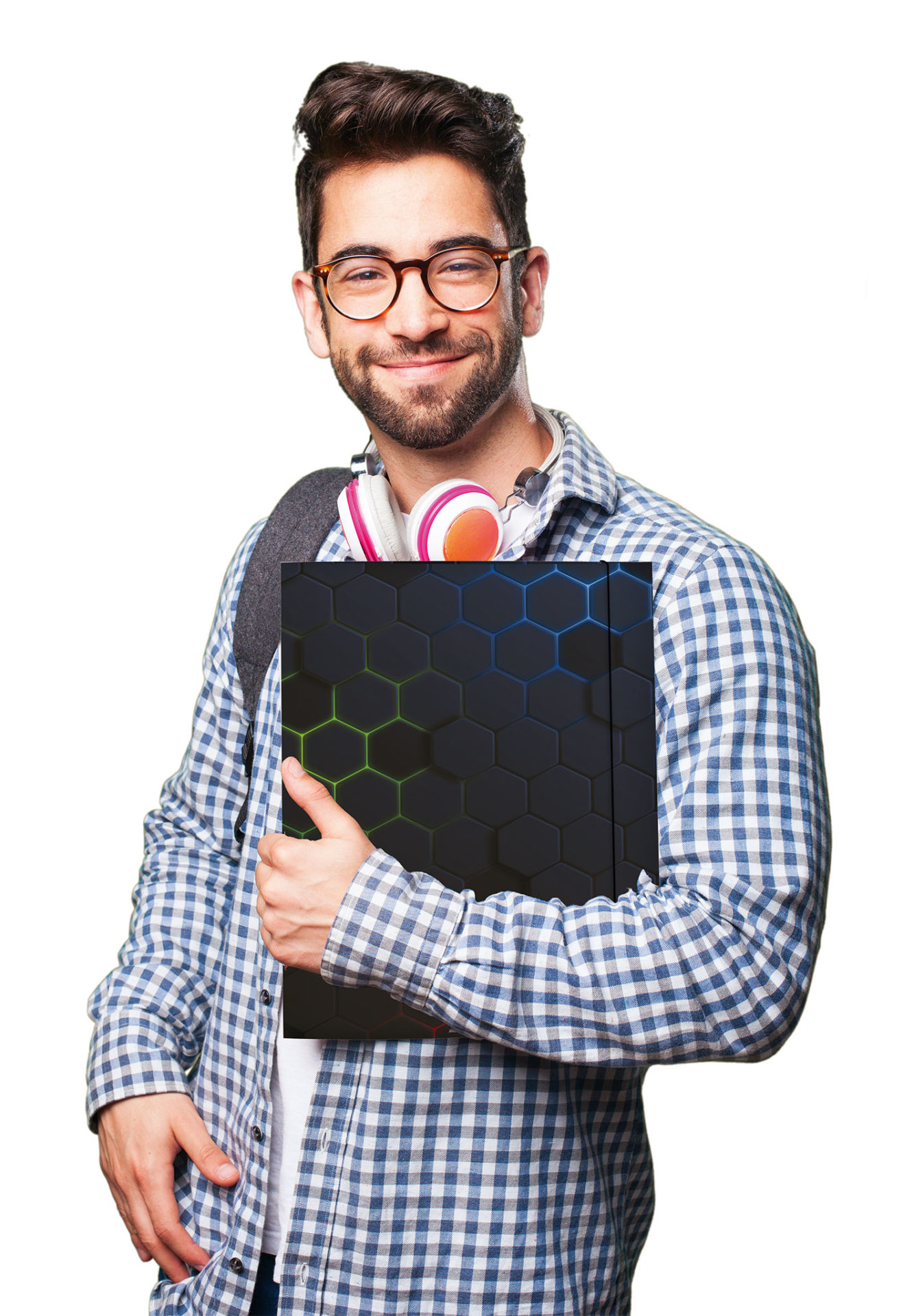 rnk-sammelmappe-hexagon-din-a4-mit-gummizug image 3