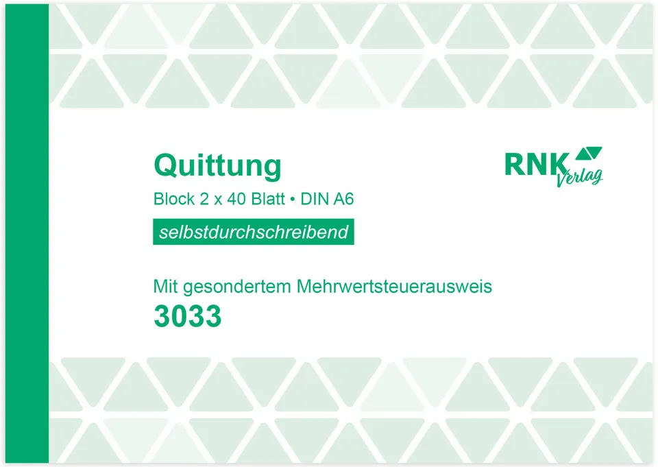 rnk-quittung-mit-mwst-ausweis-din-a6-block-2x40-blatt image 1