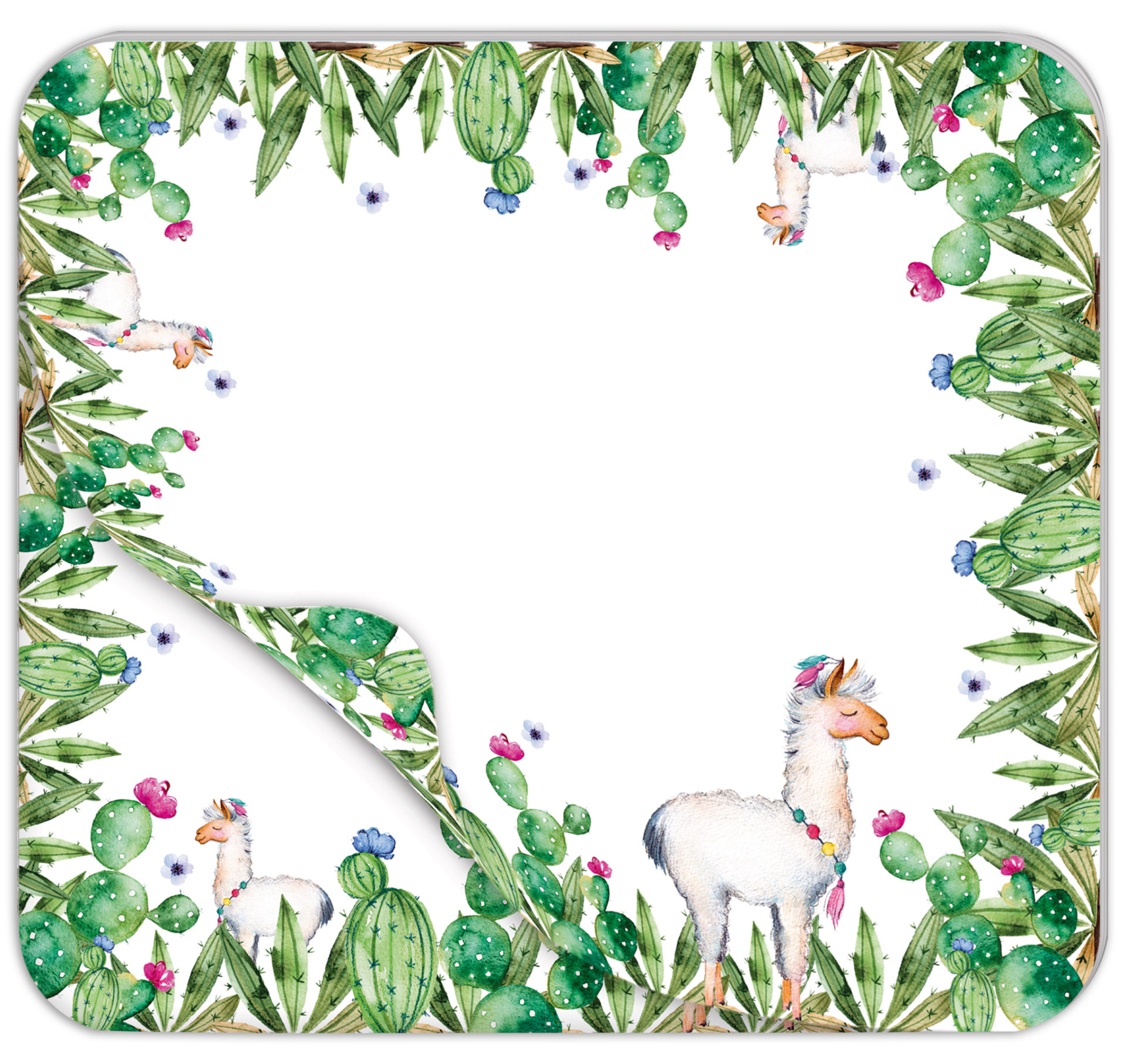 rnk-lama-mini-schreibunterlage-mousepad-block-30-blatt image 3