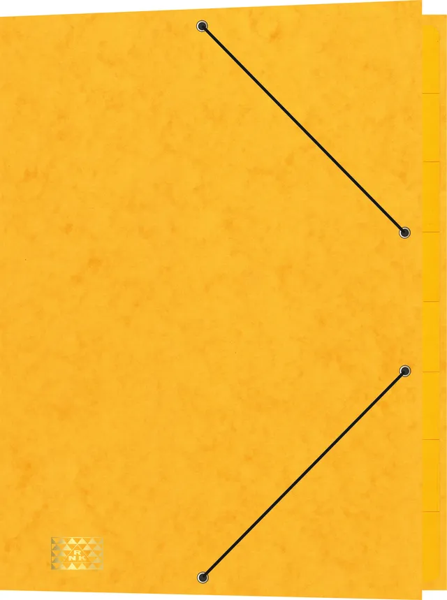 rnk-konferenzmappe-din-a4-gelb-9-f-cher image 1