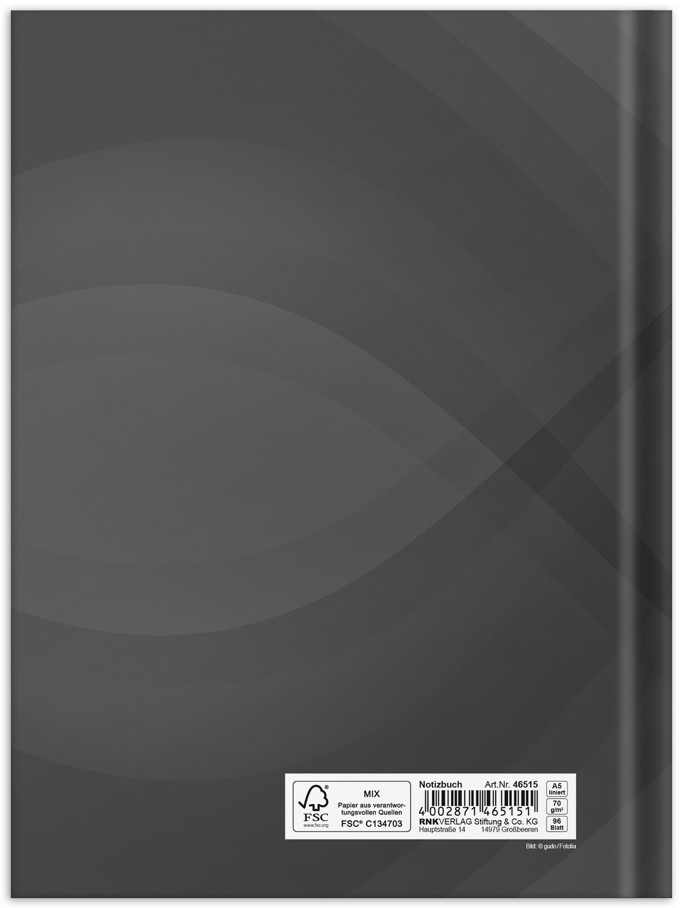 rnk-notes-carbon-black-notizbuch-din-a5-liniert-hardcover image 3