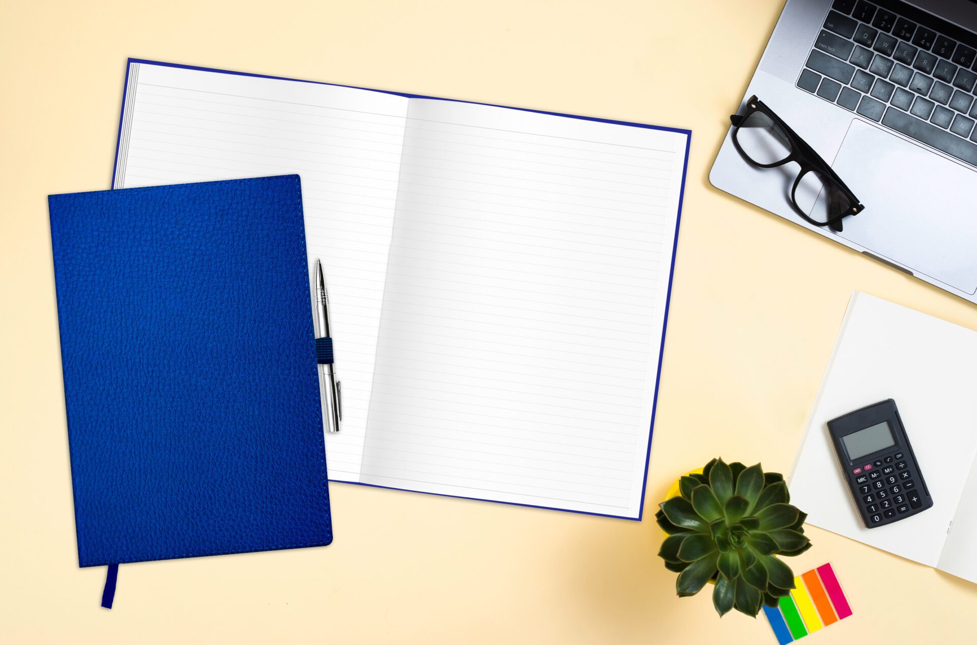 rnk-softline-pro-notizbuch-din-a4-liniert-blau-80-blatt image 5