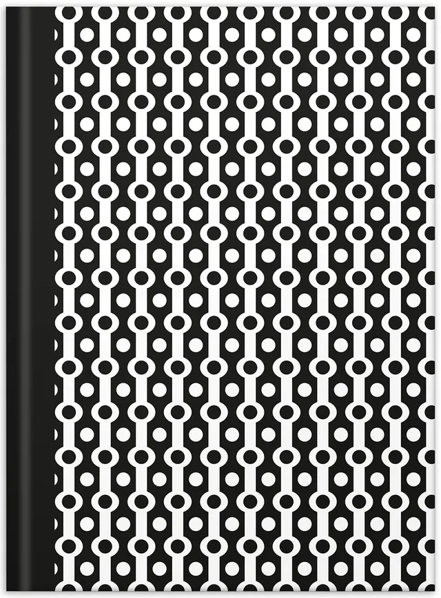 rnk-black-white-collier-notizbuch-a5-dotted-1-st-ck image 1