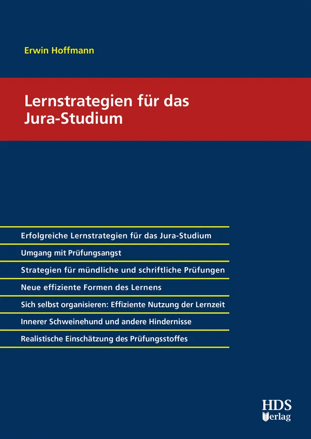 hds-karriereplanung-lernstrategien-jura-studium-1-auflage image 1
