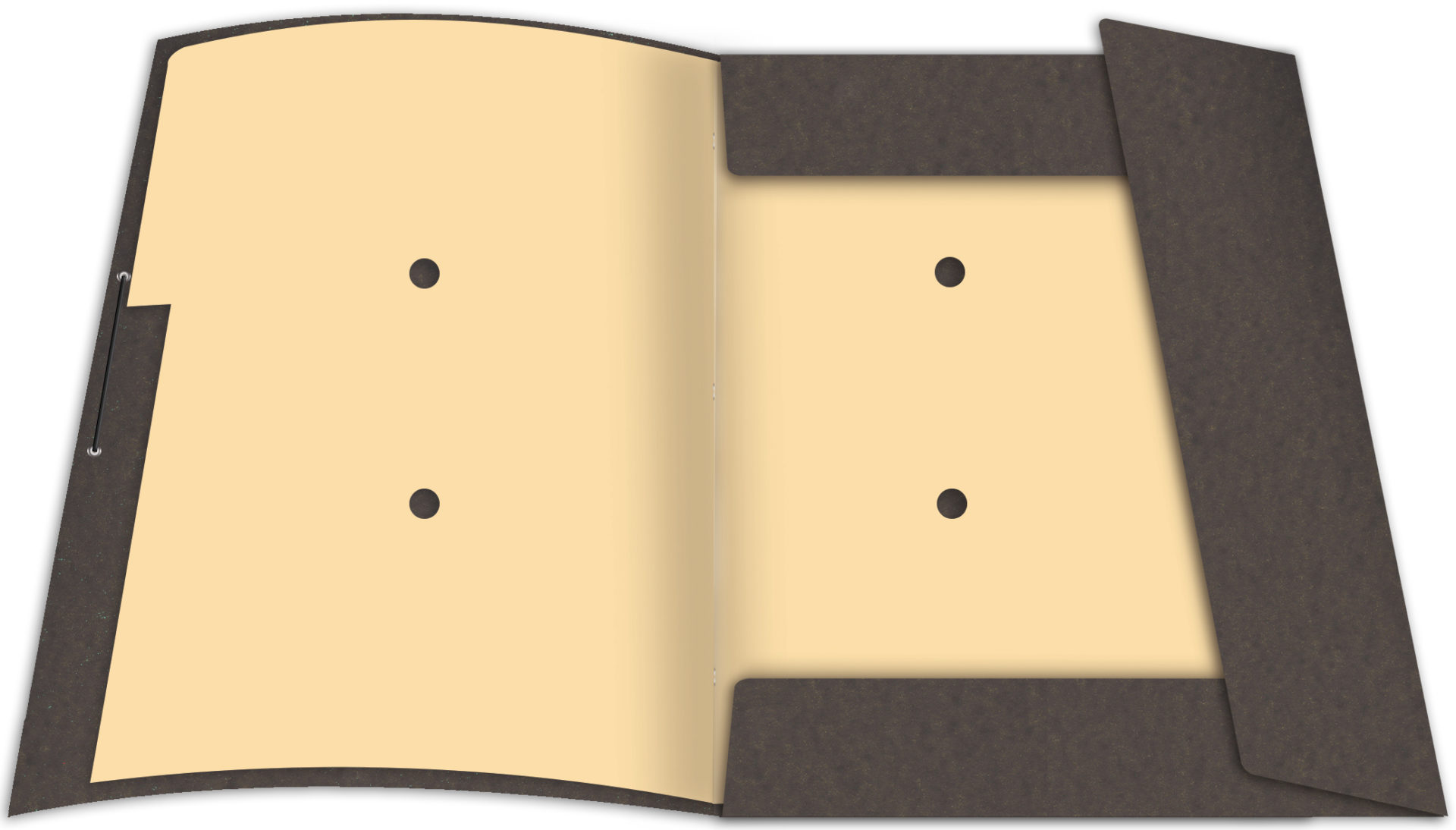 rnk-konferenz-ordnungsmappe-din-a4-braun-9-f-cher-mit-gummizug image 2