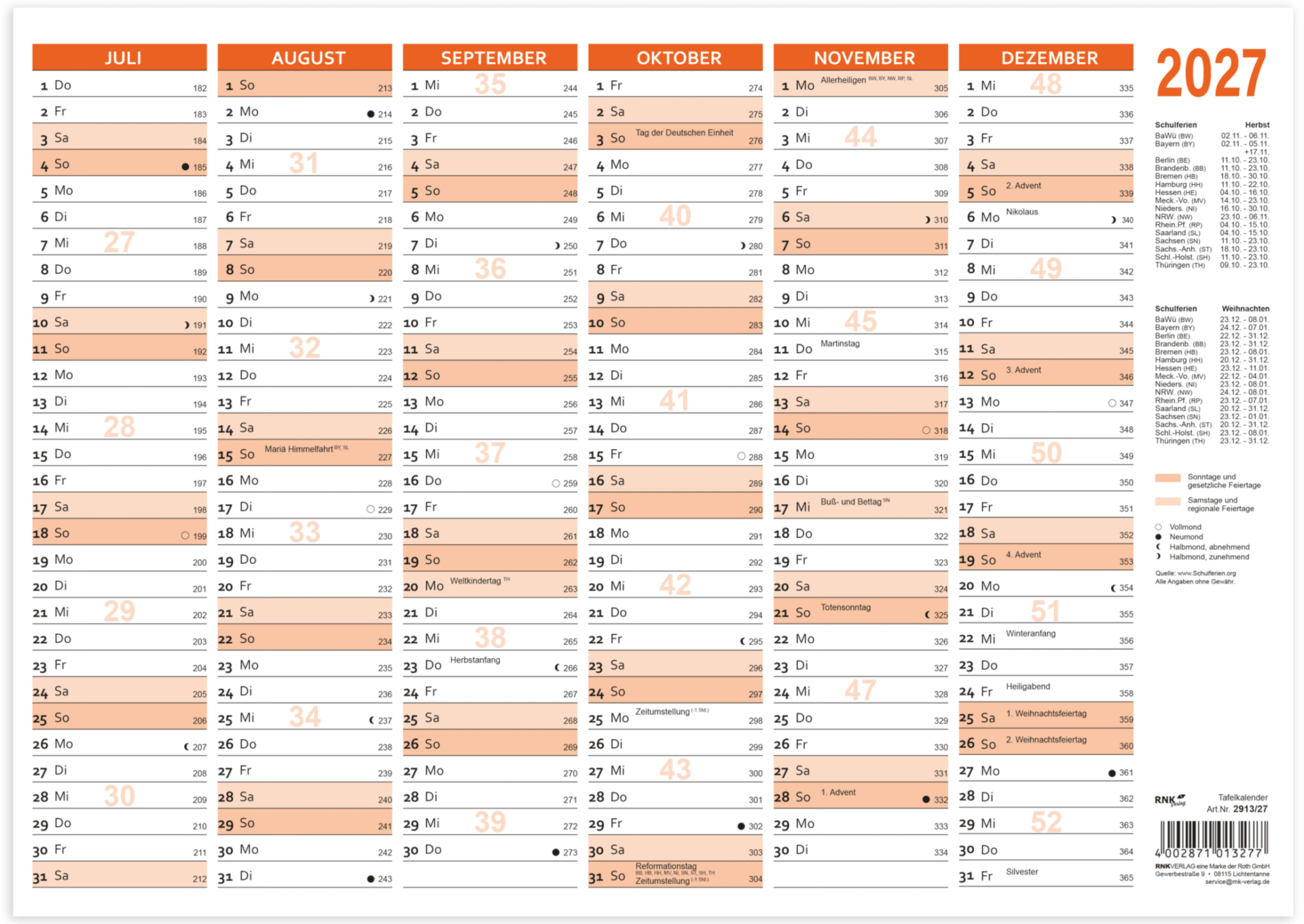 rnk-tafelkalender-2027-din-b4-orange-karton-25-st-ck image 2