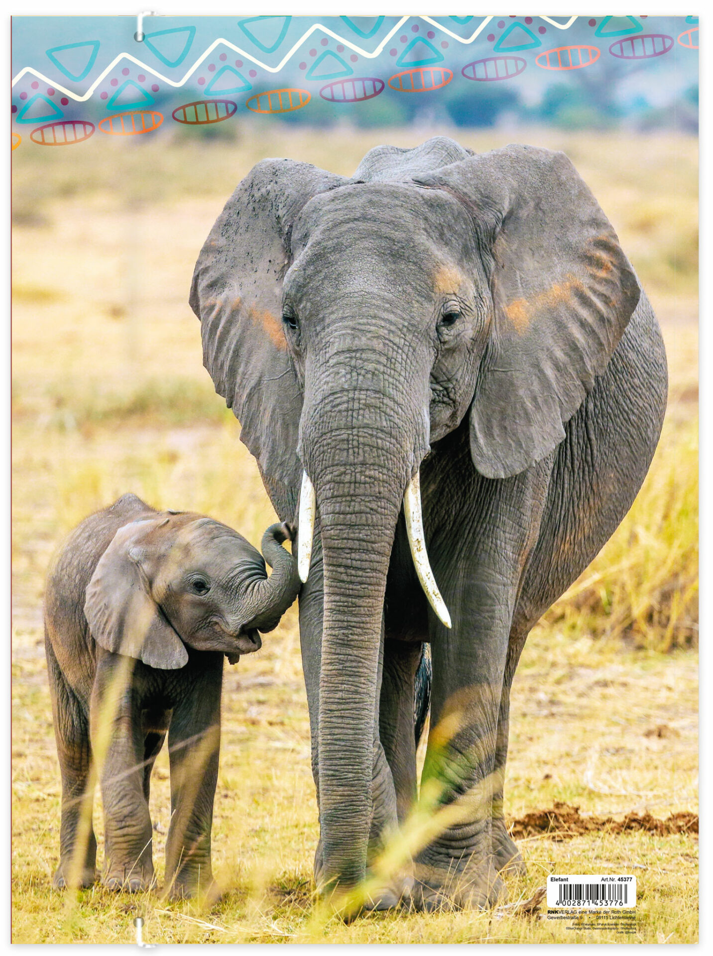 rnk-elefant-zeichenmappe-din-a3-karton-mit-gummizug image 4