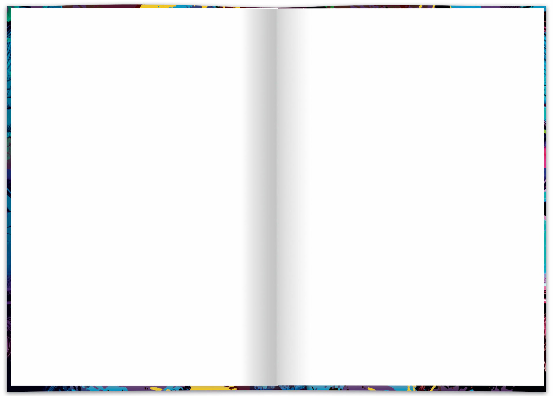 rnk-neon-notizbuch-din-a4-blanko-hardcover-96-blatt image 3
