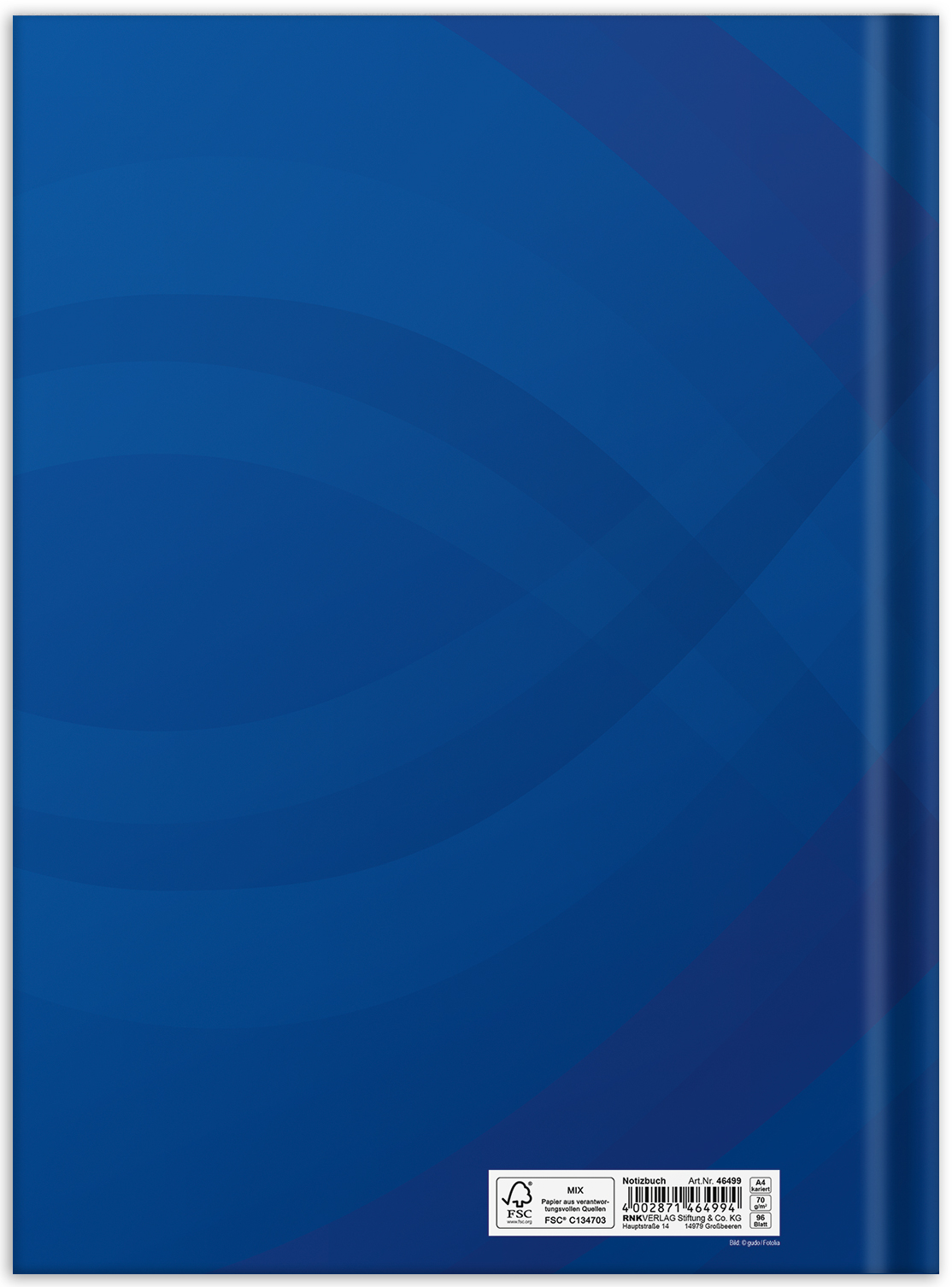 rnk-business-blau-notizbuch-din-a4-kariert image 2
