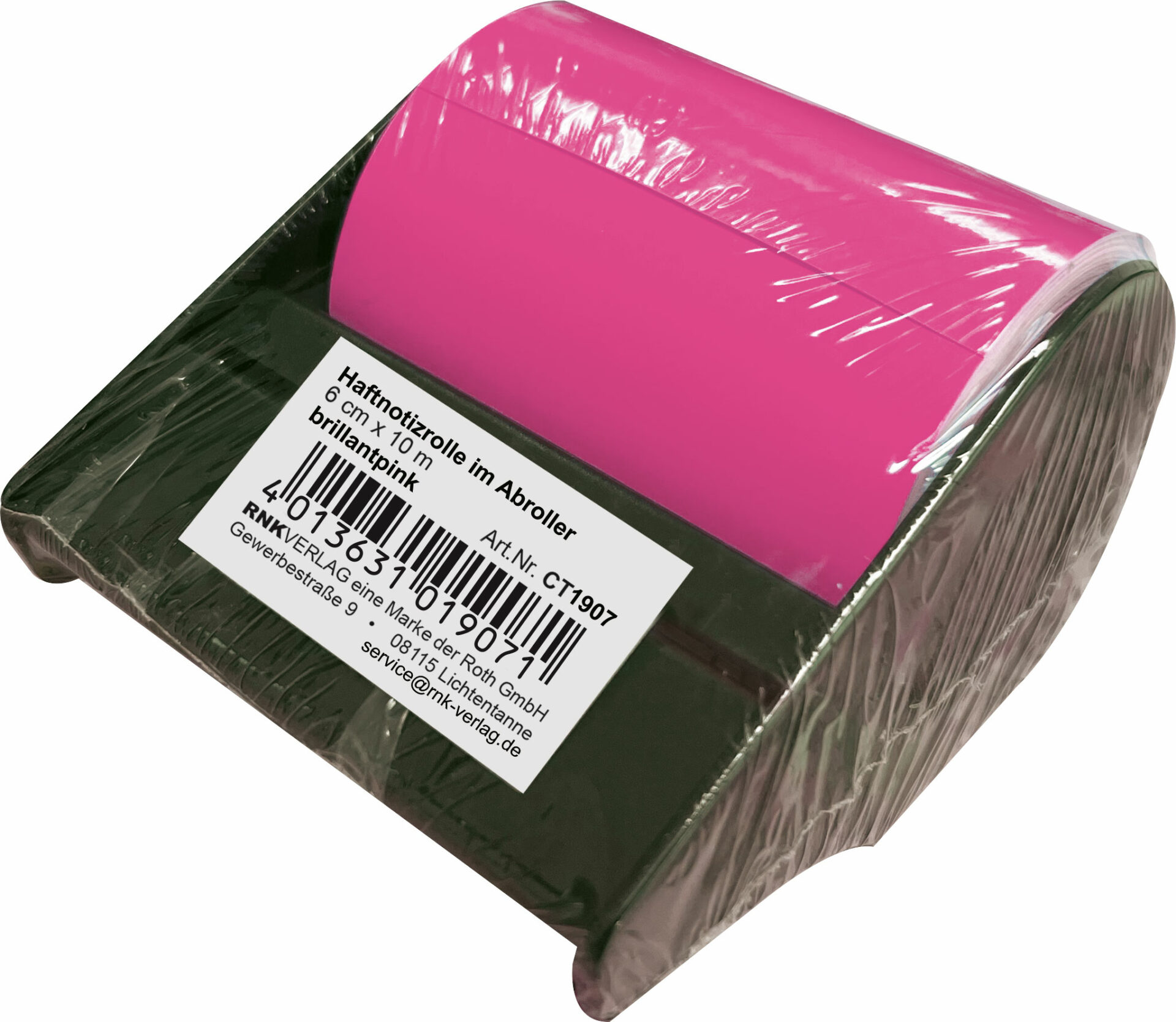 rnk-haftnotizrolle-abroller-60-mm-brilliantpink-nachf-llbar image 5