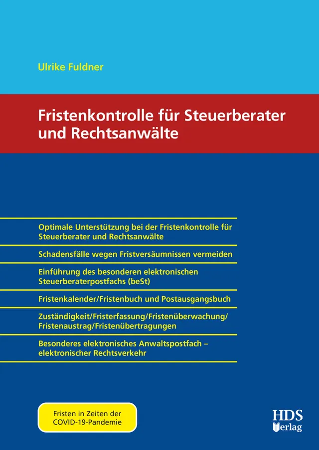 hds-recht-fristenkontrolle-f-r-steuerberater-buch-1-auflage-2022 image 1