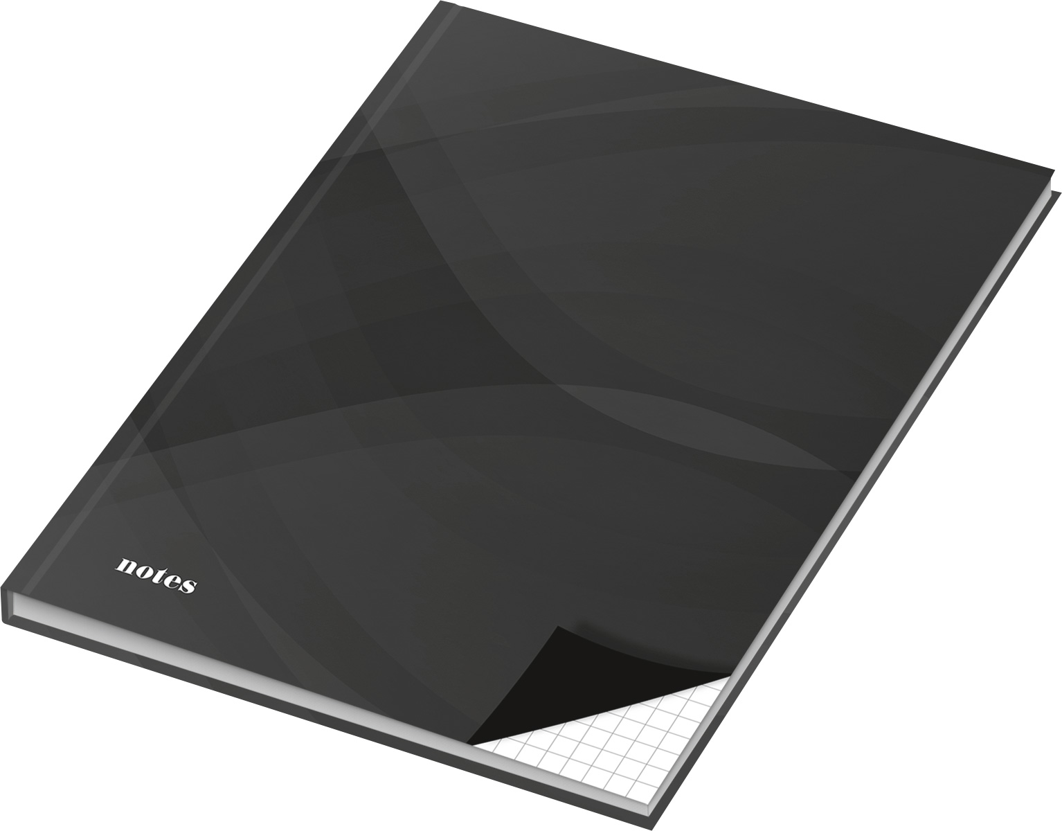rnk-notes-carbon-black-notizbuch-a4-kariert-96-blatt image 4