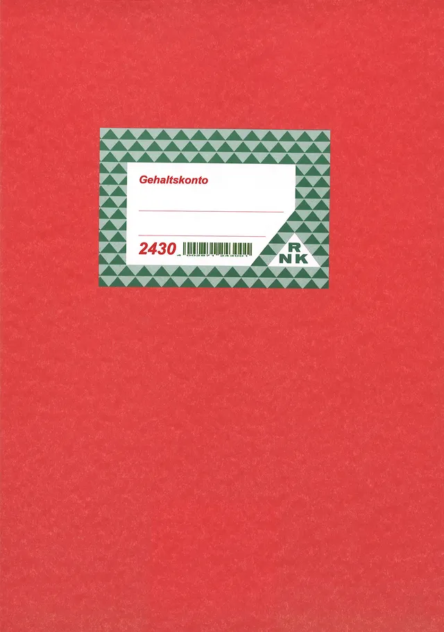 rnk-gehaltskonto-buch-24-seiten-lohn-gehaltsabrechnung image 1