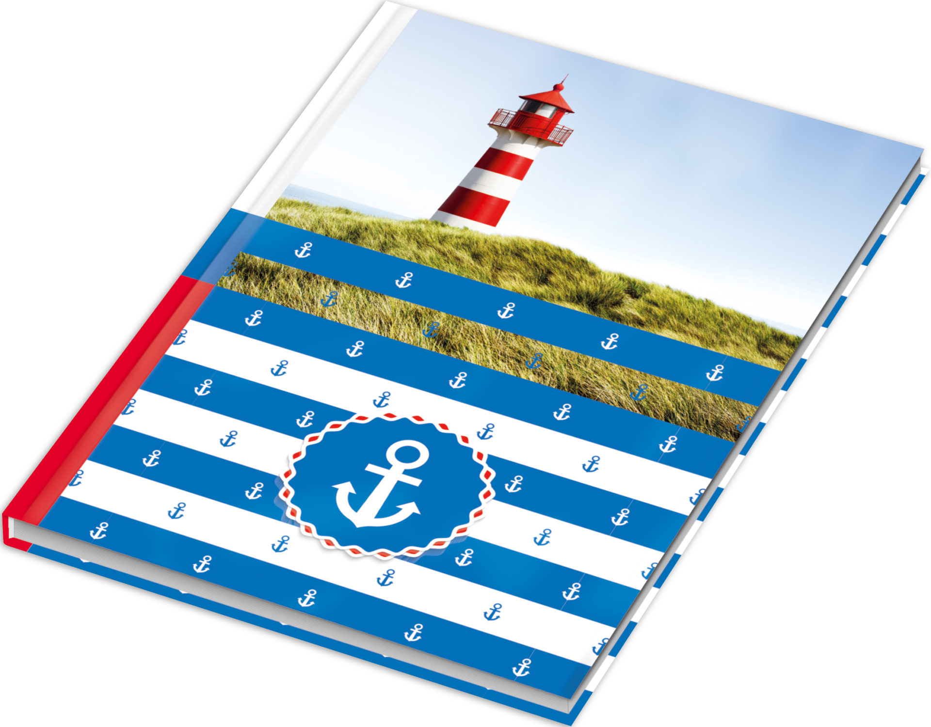 rnk-schul-notizbuch-maritim-din-a5-kariert-hardcover image 4