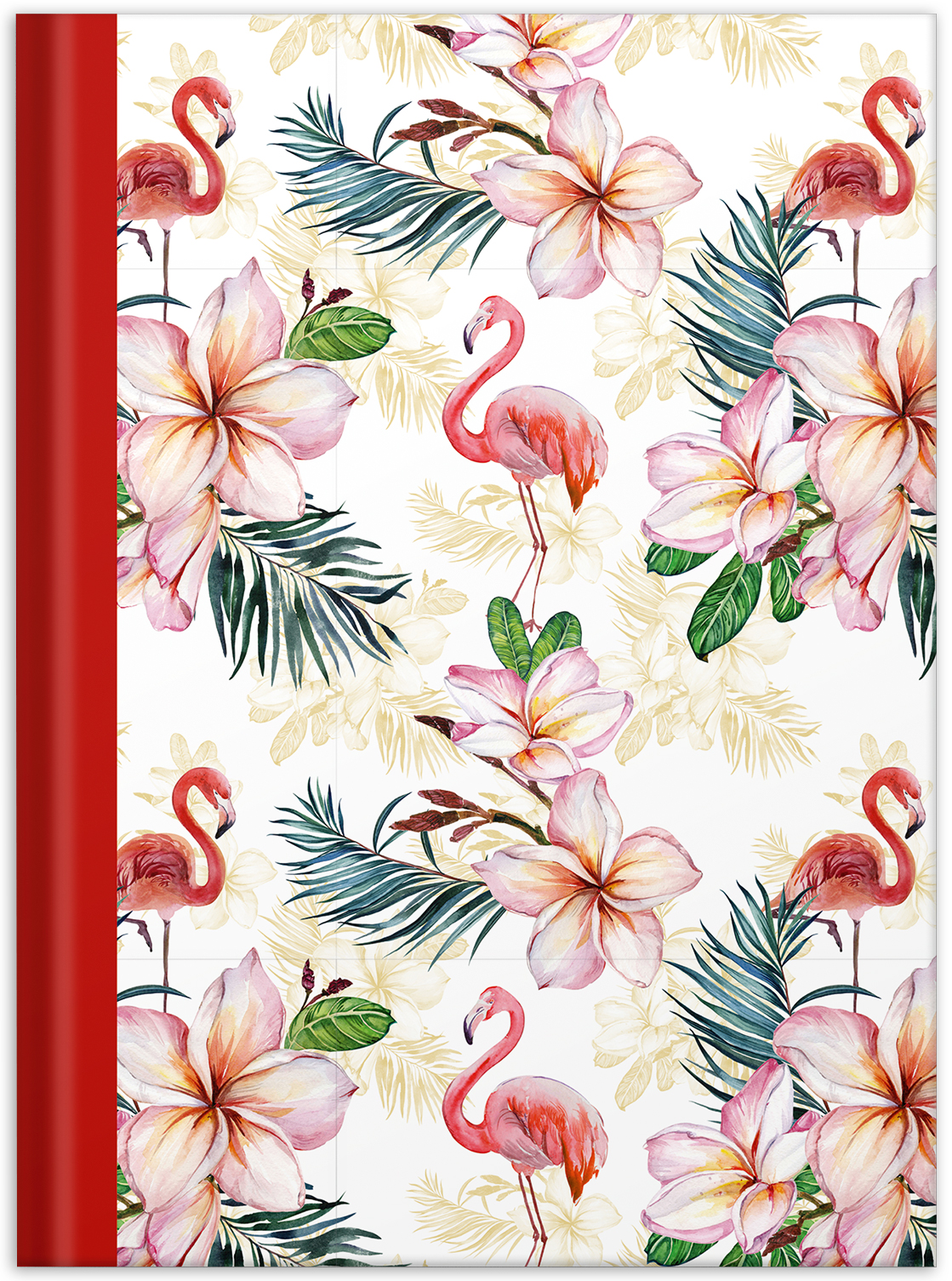 rnk-notizbuch-flamingo-rot-din-a5-dotted image 1