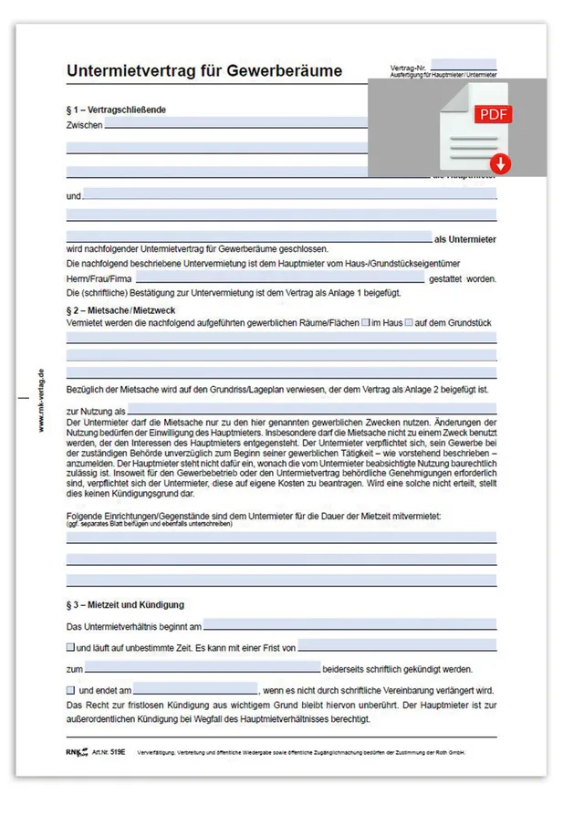 rnk-untermietvertrag-gewerberaum-formular-befristet-unbefristet image 1
