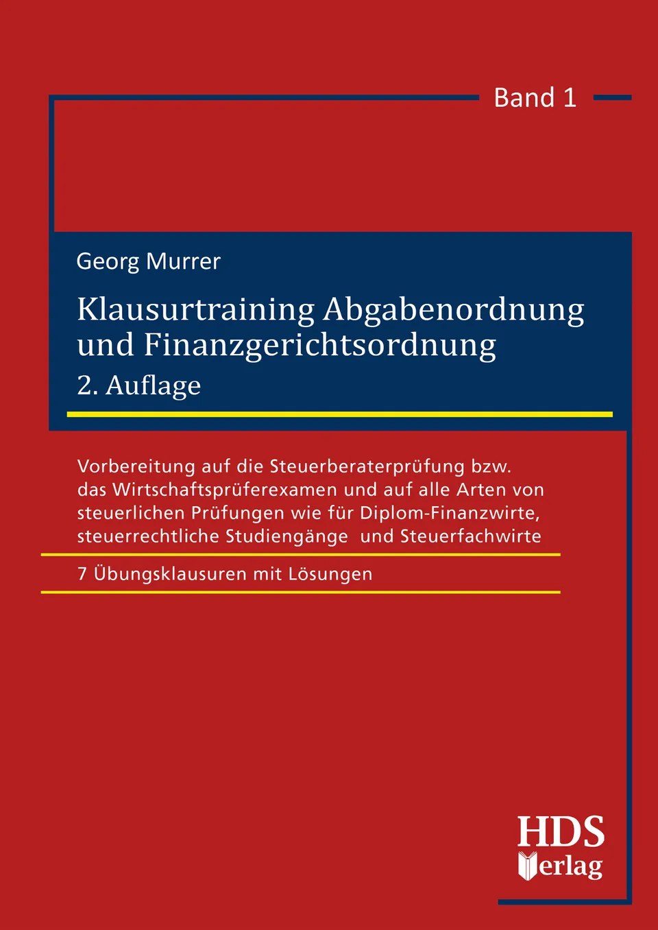 hds-steuerberaterpr-fung-klausurtraining-ao-fgo-buch-2-auflage-klausuren image 1