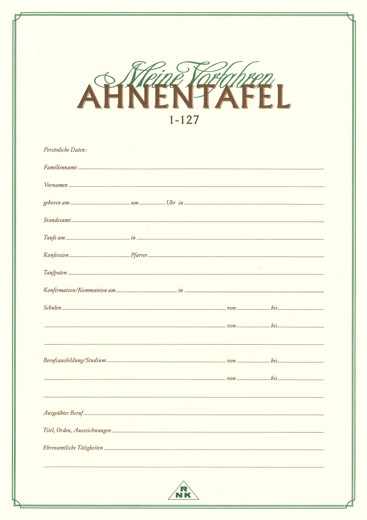 rnk-meine-vorfahren-ahnentafel-7-generationen-din-a2-creme image 1