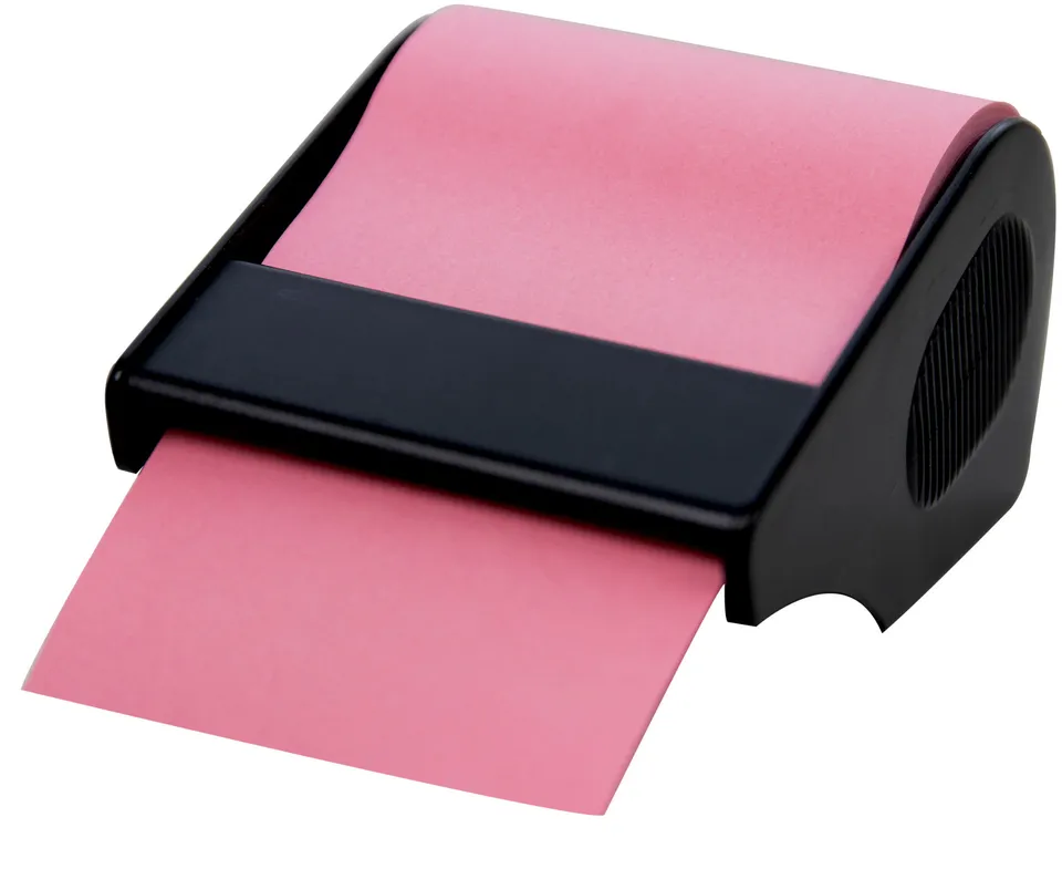 rnk-haftnotizrolle-im-abroller-haftnotizen-60-mm-pastellpink image 1