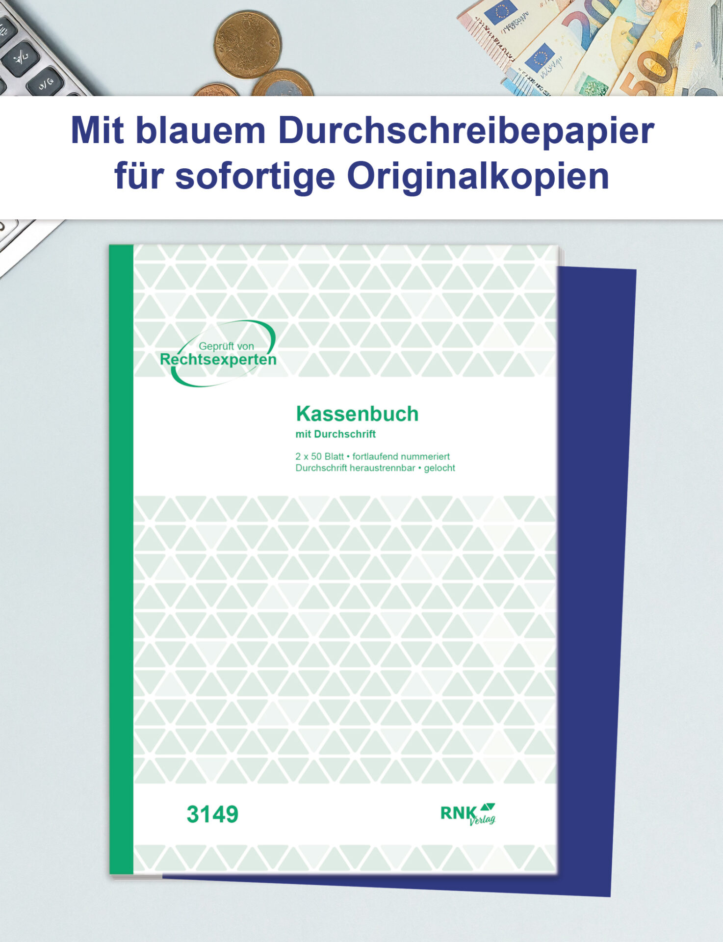 rnk-kassenbuch-din-a4-ohne-umsatzsteuer-nummeriert-2x50-blatt image 3