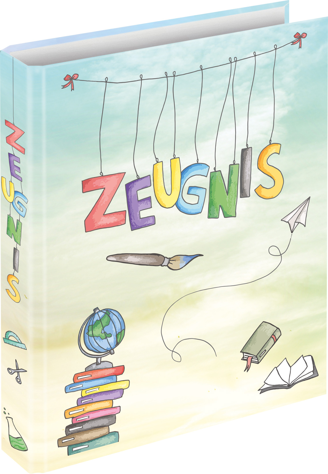 rnk-schooldoodle-zeugnisringbuch-din-a4-4-ring-mechanik image 1