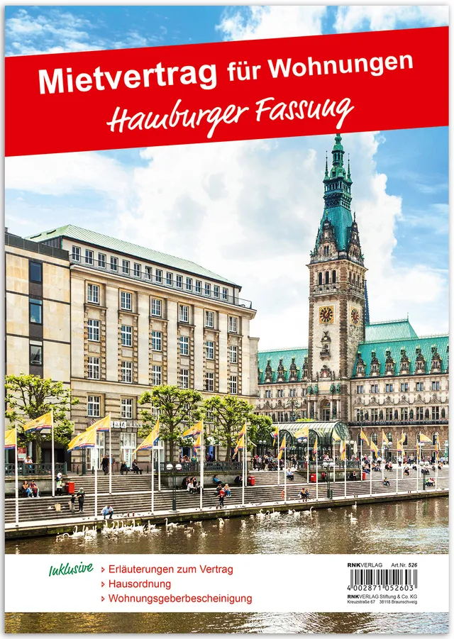 rnk-mietvertrag-wohnraum-hamburger-fassung-mit-wohnungsgeberbescheinigung image 1
