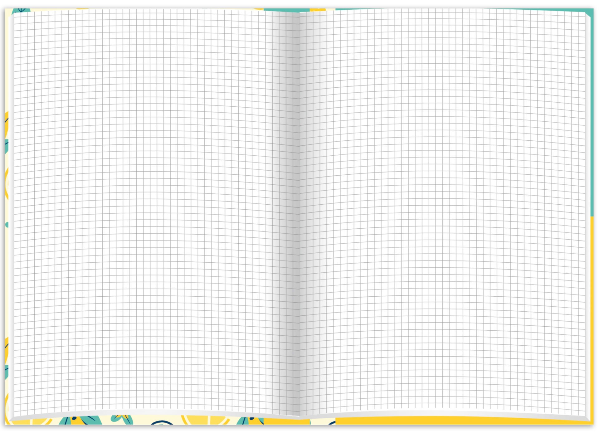 rnk-fresh-lemons-notizbuch-din-a5-kariert-96-blatt image 3