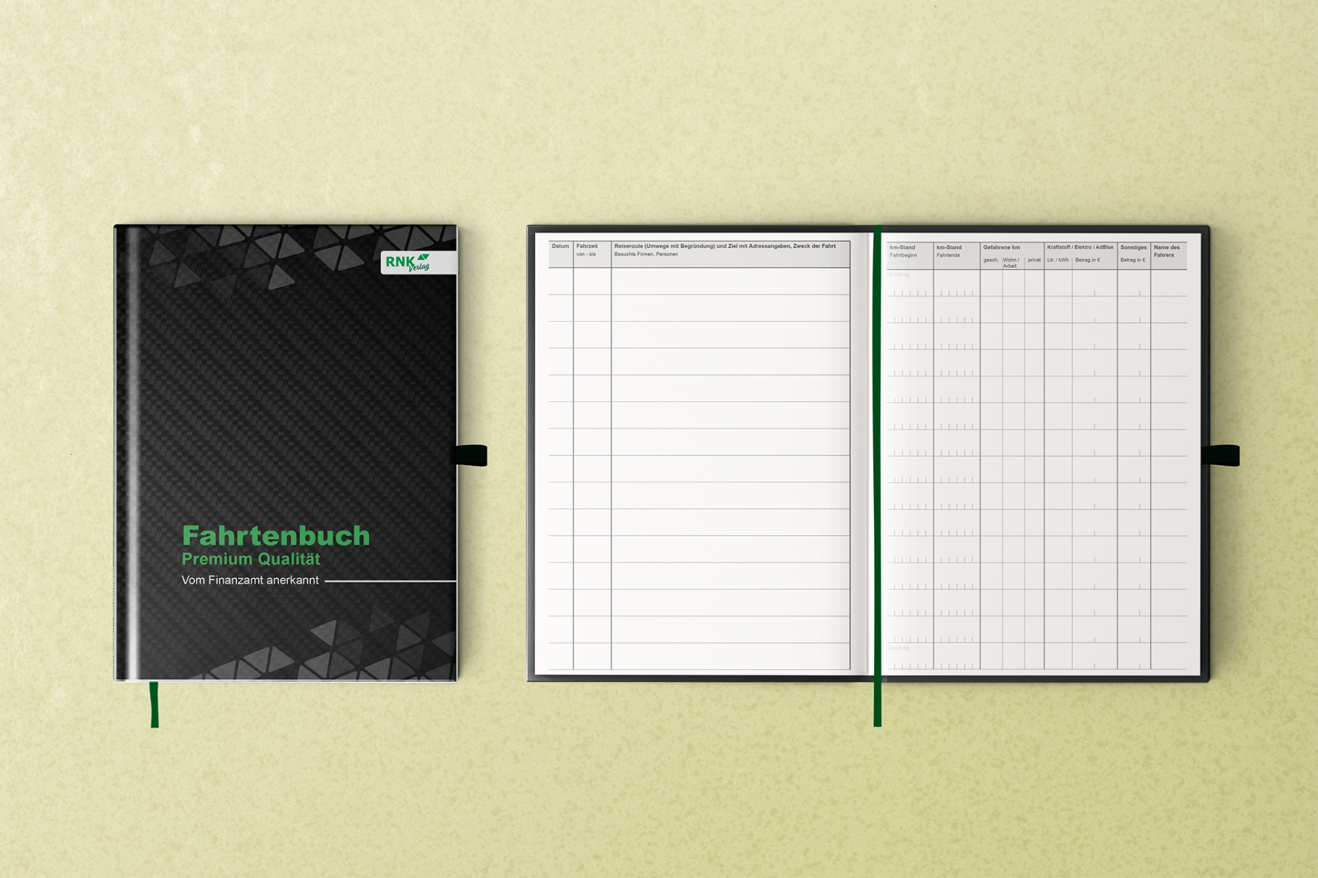 rnk-fahrtenbuch-pkw-a5-premium-hardcover-144-seiten-parkscheibe image 7