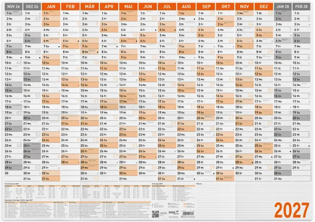 rnk-wandkalender-2027-din-a1-orange-gefalzt image 1