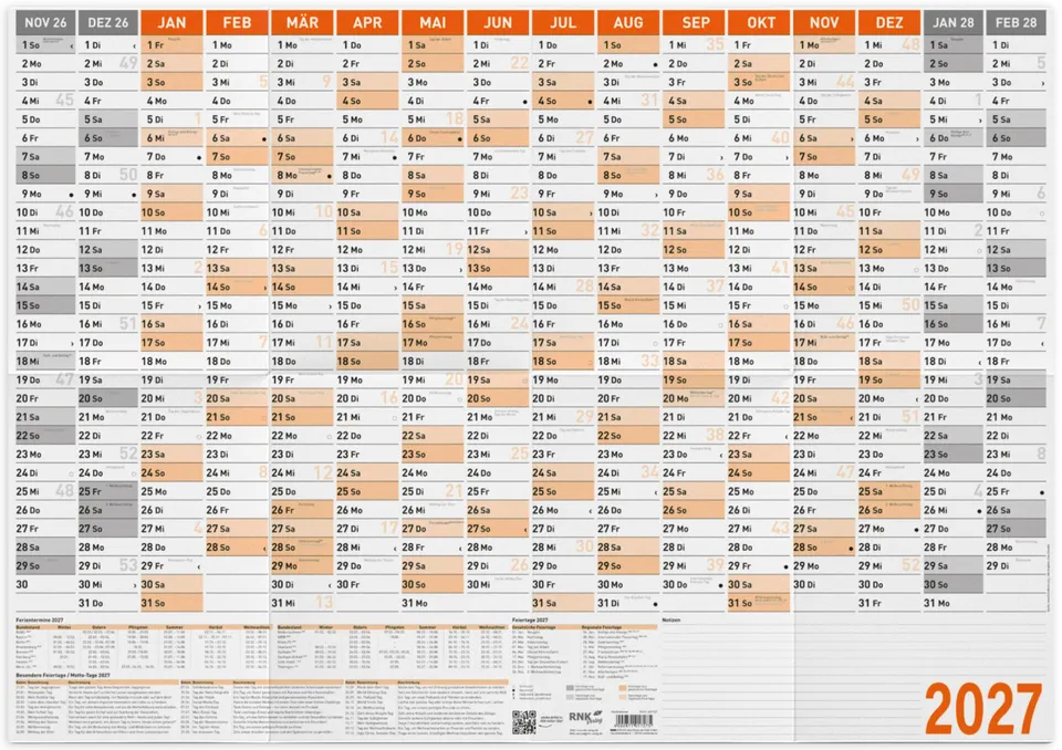 rnk-wandkalender-2027-din-a1-orange-gefalzt image 1