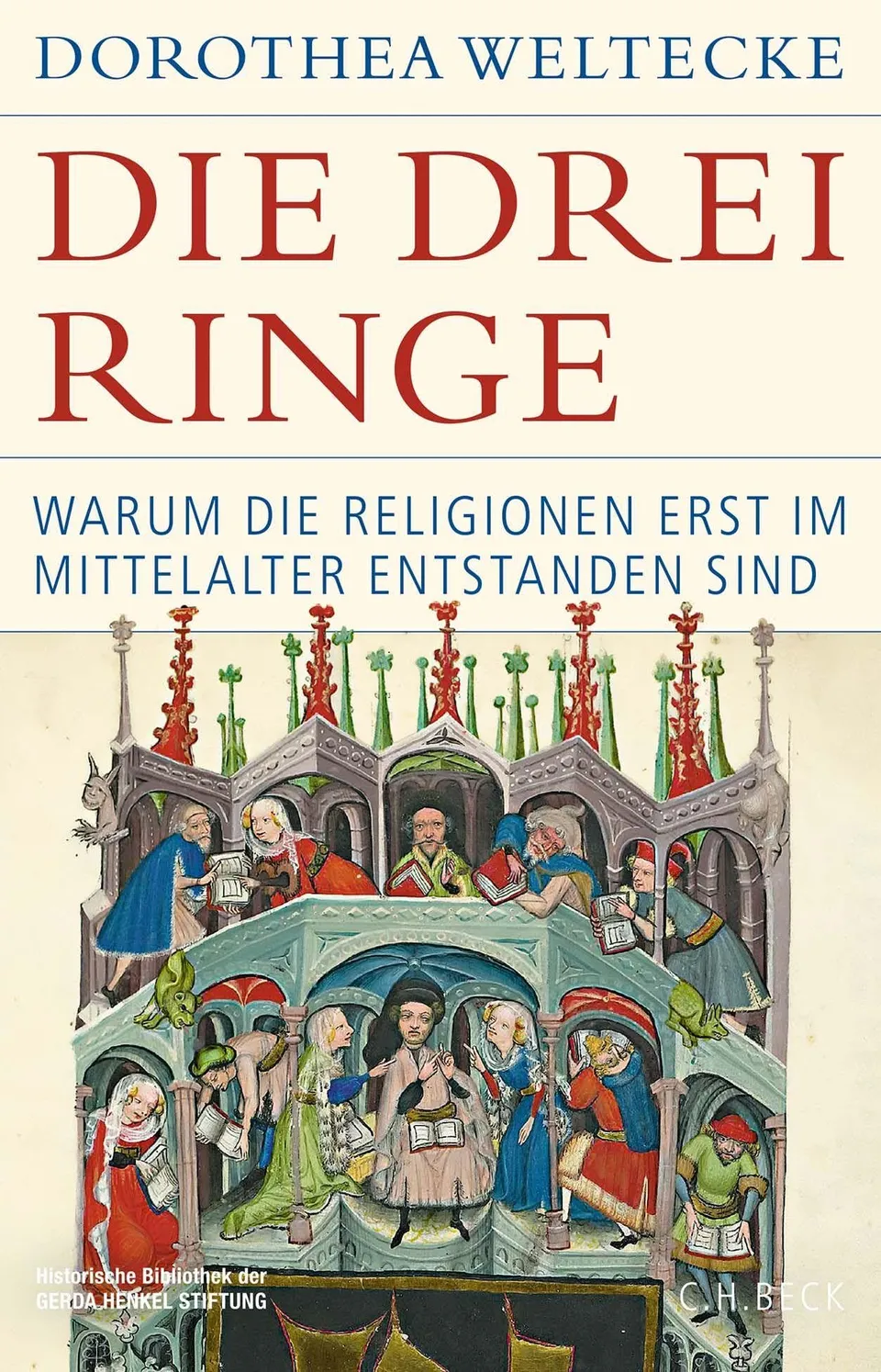 historische-bibliothek-die-drei-ringe-buch-religionen-mittelalter image 1