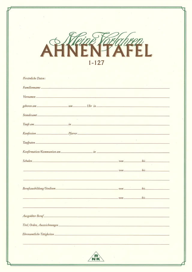 rnk-meine-vorfahren-ahnentafel-7-generationen-din-a2-creme image 1