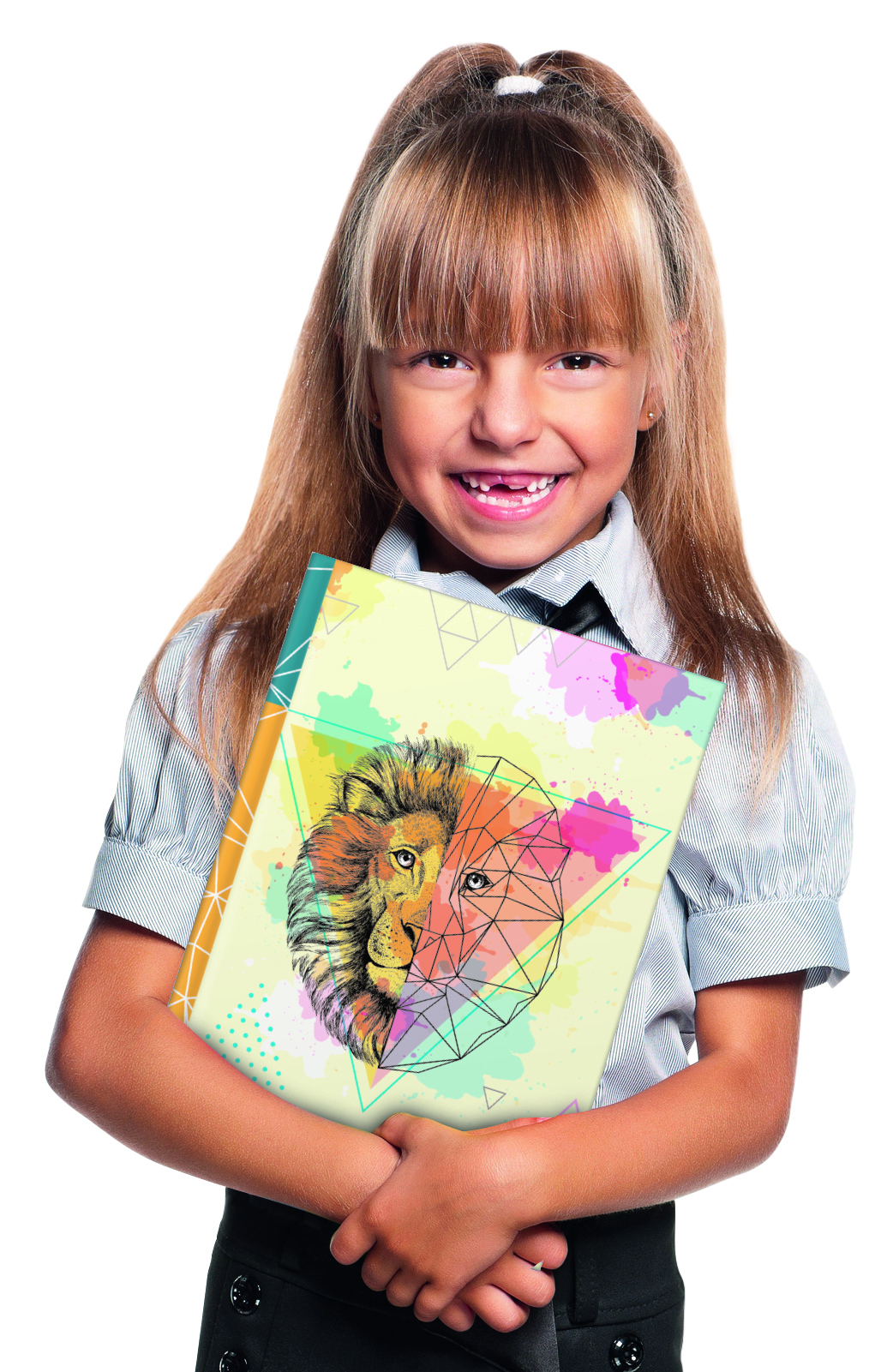 rnk-lion-notizbuch-din-a4-blanko-l-wenmotiv image 4