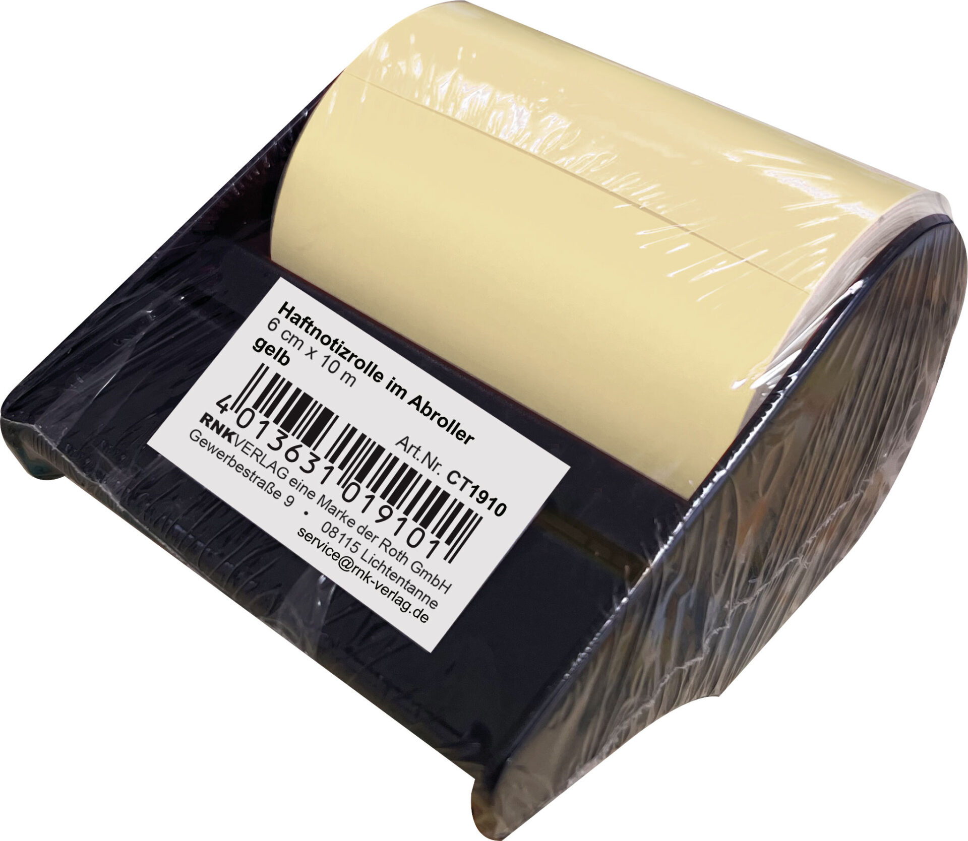 rnk-haftnotizrolle-im-abroller-60-mm-haftnotizen-gelb image 3