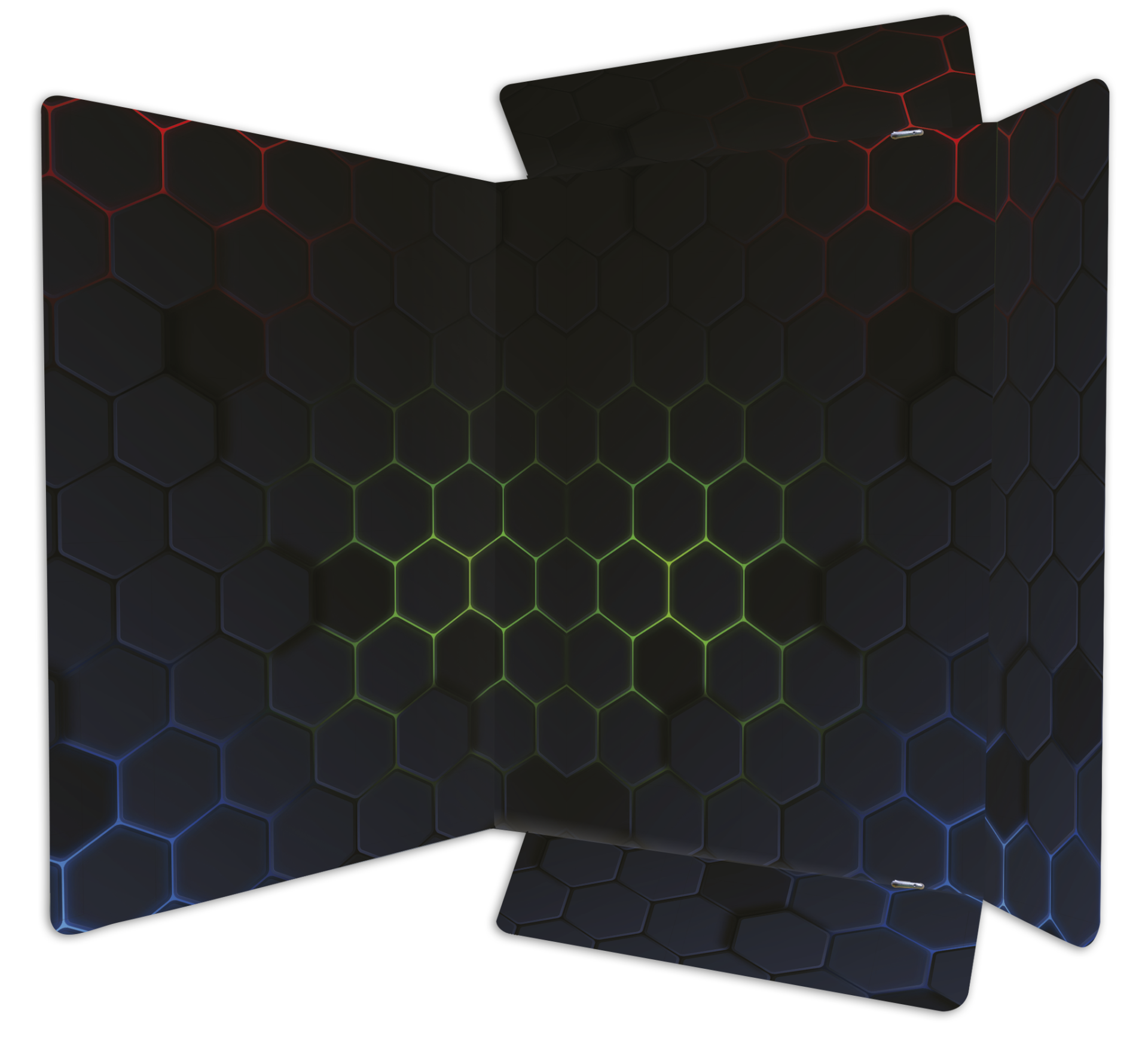 rnk-sammelmappe-hexagon-din-a4-mit-gummizug image 2