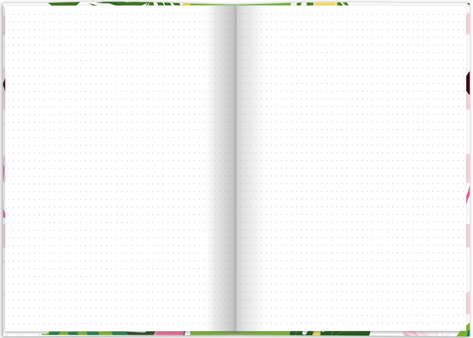 rnk-notizbuch-flamingo-gr-n-a5-dotted-hardcover image 3