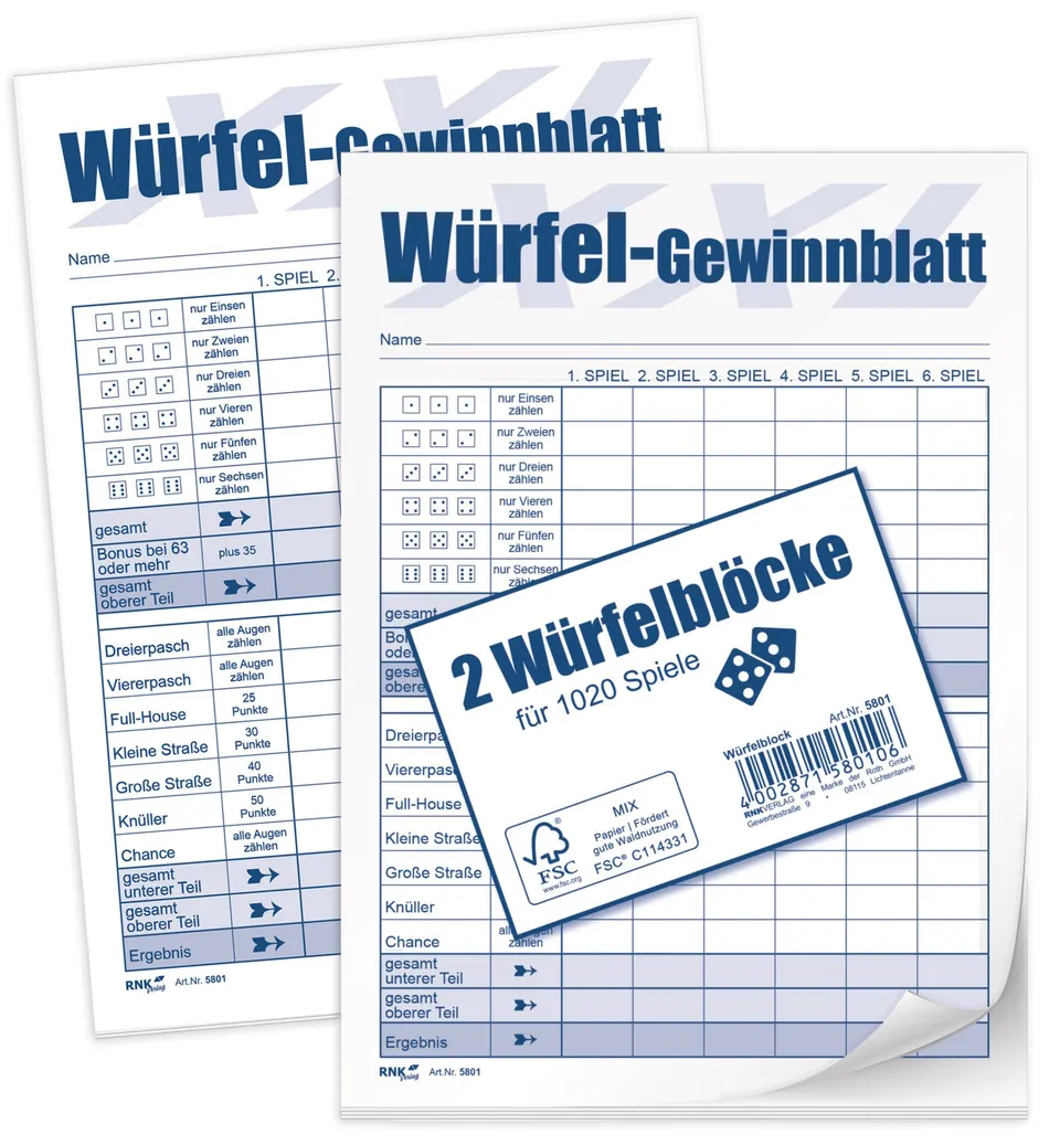 rnk-xxl-w-rfelspiel-gewinnblatt-din-a5-f-r-1020-spiele image 1
