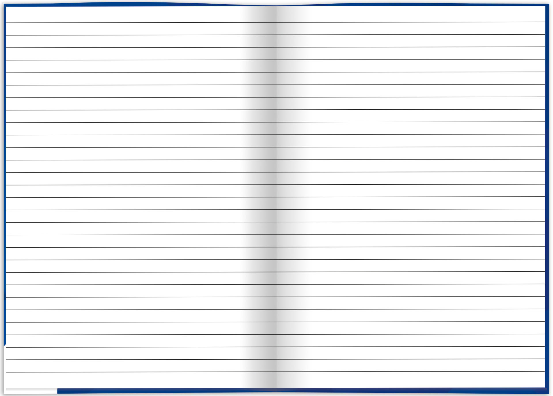 rnk-business-blau-notizbuch-din-a4-liniert image 3